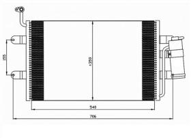 ACR 300370 - CONDENSADOR SEAT CORDOBA/IBIZA