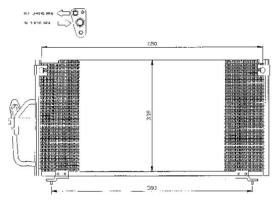 ACR 300387 - CONDENSADOR MITSUBISHI GALANT