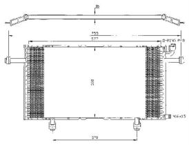 ACR 300394 - CONDENSADOR OPEL FRONTERA B