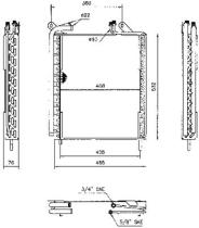 ACR 300399 - CONDENSADOR JOHN DEERE