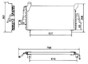 ACR 300403 - CONDENSADOR FORD ESCORT/ORION