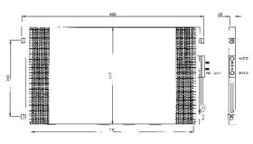 ACR 300411 - CONDENSADOR CHRYSLER VOYAGER III