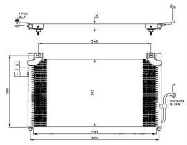 ACR 300414 - CONDENSADOR MAZDA 323