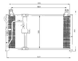 ACR 300426 - CONDENSADOR KIA CLARUS II