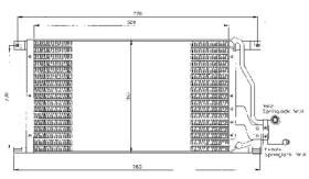 ACR 300428 - CONDENSADOR FORD TRANSIT