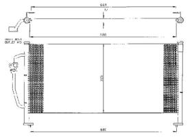 ACR 300429 - CONDENSADOR SUBARU FORESTER