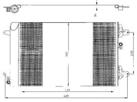 ACR 300431 - CONDENSADOR FORD GALAXY-SEAT ALHAMBRA-VW SH