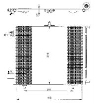 ACR 300433 - CONDENSADOR CITROEN C2/C3/C3 PLURIEL