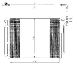 ACR 300434 - CONDENSADOR BMW X5