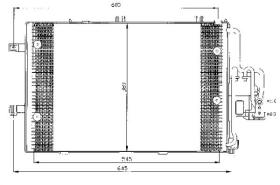 ACR 300440 - CONDENSADOR OPEL CORSA