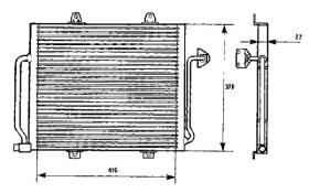 ACR 300451 - CONDENSADOR RENAULT 19