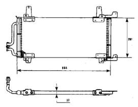 ACR 300453 - CONDENSADOR RENAULT 21