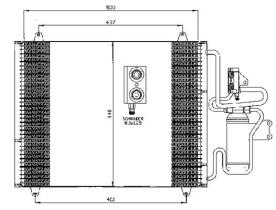 ACR 300460 - CONDENSADOR RENAULT SAFRANE