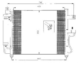 ACR 300475 - CONDENSADOR HYUNDAI ACCENT