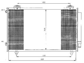 ACR 300479 - CONDENSADOR TOYOTA COROLLA VII VERSO