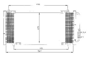 ACR 300481 - CONDENSADOR ROVER MG RV8-MGF