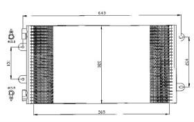 ACR 300489 - CONDENSADOR FIAT PUNTO II