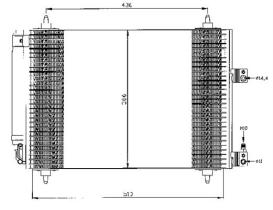 ACR 300490 - CONDENSADOR CITROEN C 5