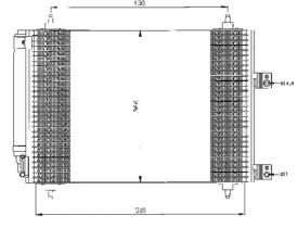 ACR 300493 - CONDENSADOR PEUGEOT 307