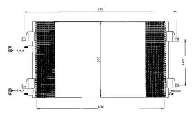 ACR 300494 - CONDENSADOR RENAULT LAGUNA II/VEL SATIS