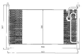 ACR 300505 - CONDENSADOR NISSAN SERENA/VANETTE
