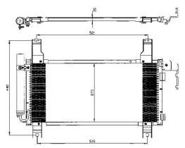 ACR 300510 - CONDENSADOR MAZDA 6