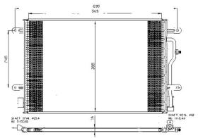 ACR 300511 - CONDENSADOR AUDI A4