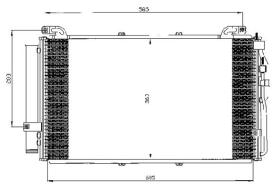 ACR 300522 - CONDENSADOR HYUNDAI MATRIX