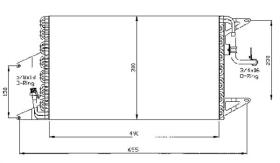 ACR 300531 - CONDENSADOR FIAT PUNTO I