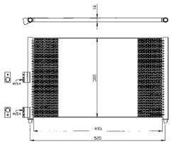 ACR 300544 - CONDENSADOR FIAT PUNTO II