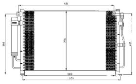 ACR 300546 - CONDENSADOR KIA JOICE