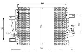 ACR 300548 - CONDENSADOR FIAT PALIO