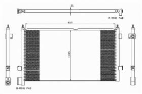 ACR 300554 - CONDENSADOR VOLVO FM7/FM9/FM10/FM12