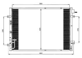 ACR 300557 - CONDENSADOR KIA SORENTO