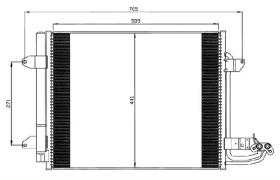 ACR 300562 - CONDENSADOR VW CADDY III/TOURAN