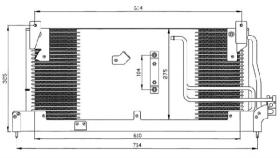 ACR 300569 - CONDENSADOR OPEL CORSA B