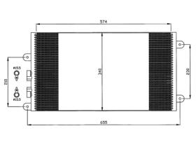 ACR 300571 - CONDENSADOR ALFA ROMEO 147