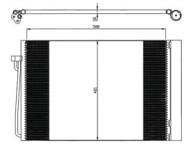 ACR 300572 - CONDENSADOR BMW SERIE5 E60/SERIE 6 E63/SERIE7 E65