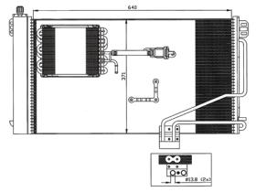 ACR 300582 - CONDENSADOR MB C203/C220CDI/C30 CDI