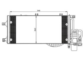 ACR 300590 - CONDENSADOR OPEL CORSA C 1.7 DTI