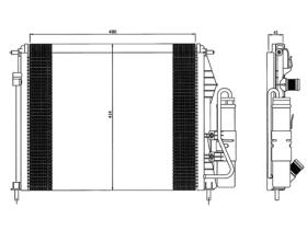 ACR 300591 - CONDENSADOR RENAULT CLIO II