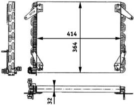 ACR 300596 - CONDENSADOR NISSAN TRADE