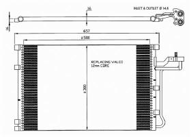 ACR 300599 - CONDENSADOR VOLVO S40 II/V50/C70 II/C30