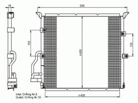 ACR 300605 - CONDENSADOR BMW SERIE3 E36/Z3