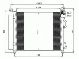 ACR 300611 - CONDENSADOR KIA PICANTO