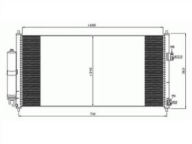 ACR 300614 - CONDENSADOR NISSAN ALMERA TINO