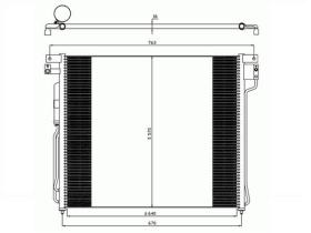 ACR 300616 - CONDENSADOR NISSAN PATHFINDER