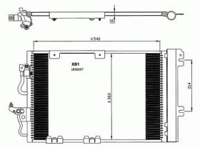 ACR 300617 - CONDENSADOR OPEL ASTRA H 1.8