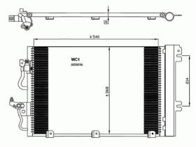 ACR 300618 - CONDENSADOR OPEL ASTRA H 1.4/1.6/1.8