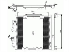 ACR 300620 - CONDENSADOR OPEL ASTRA H 1.7CDTI